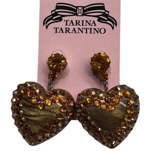 Tarina Tarantino heart earrings